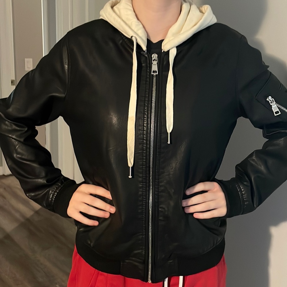 Black Madden Bomber jacket